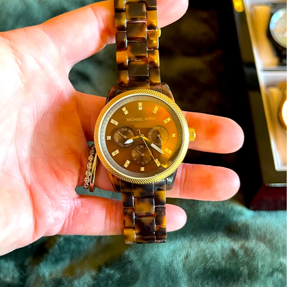 Michael Kors Tortoiseshell Watch